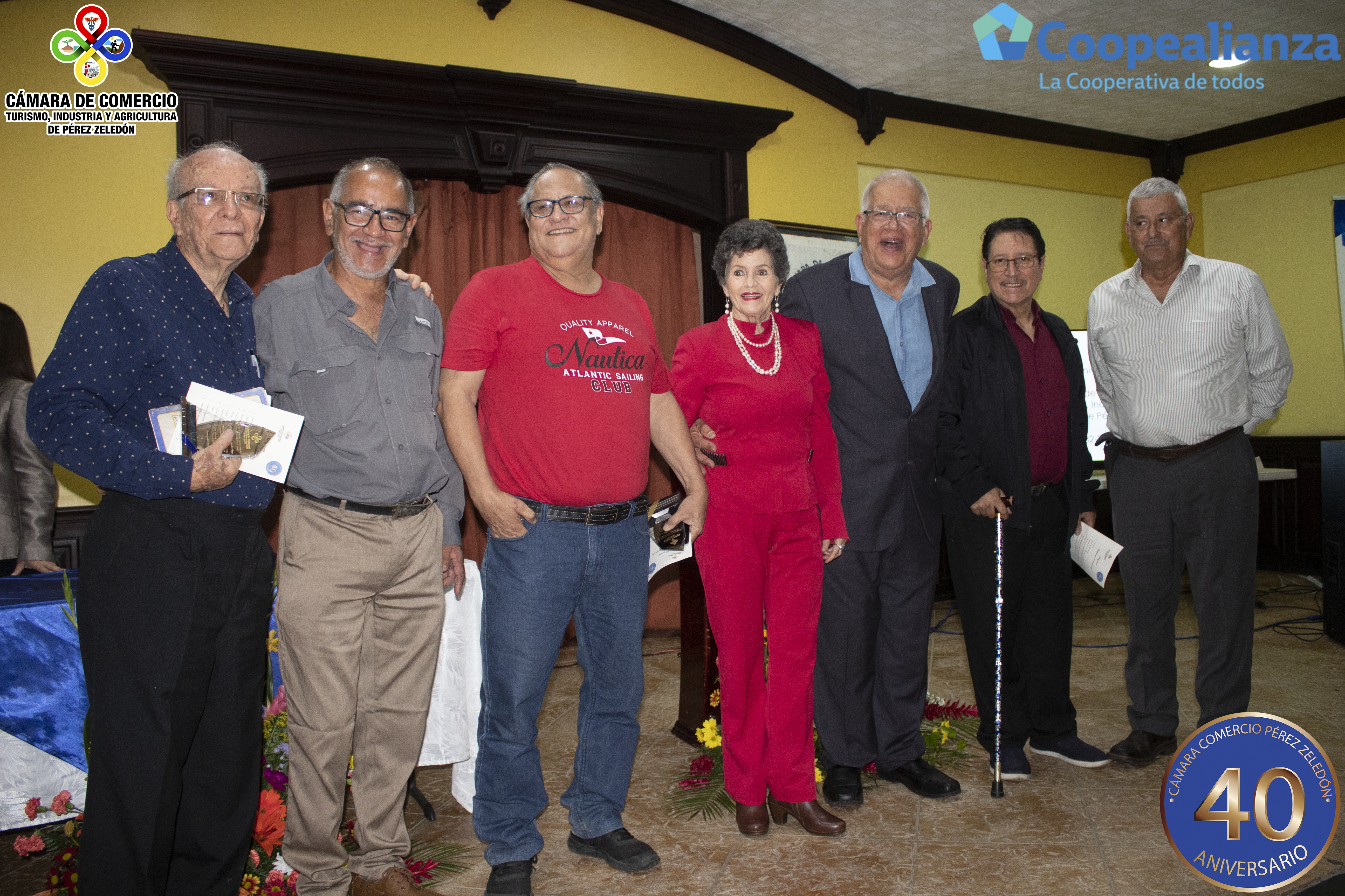 Celebración del 40 aniversario de la Cámara de Comercio Turismo, Industria y Agricultura de Pérez Zeledón